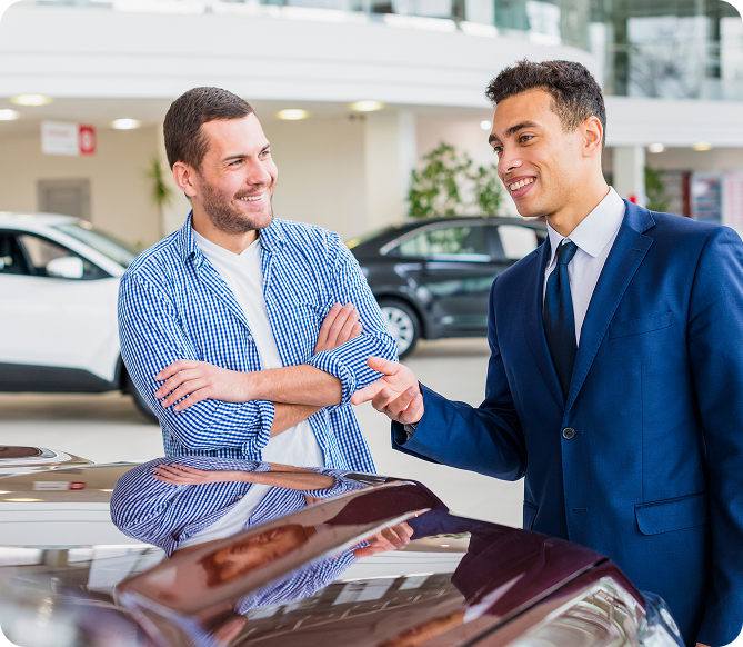 Car dealership showroom